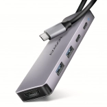 Viacportový USB-C hub AXAGON HMC-5H60 5v1
