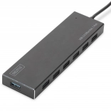 USB 3.0 hub 7portový, hliníkový