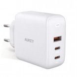 PA-B6S White Omnia Mix GaN sieťová nabíjačka 3xUSB (2xUSB C+1xUSB A) 90W