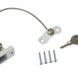 Zabezpečenie okna na kľúčik