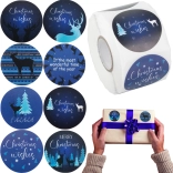 Vianočné nálepky na roli 500 kusov