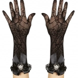 Návleky na ruky s motívom pavučín