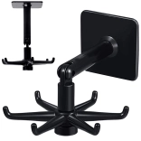 Otočný organizér na stenu pre kuchyňu a kúpeľňu