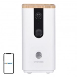 Chytrý dávkovač krmiva s kamerou Dogness T03 (biely)