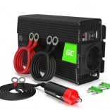 Menič napätia GREEN CELL 12 V na 230 V 500 W (1000 W špičkovo) – modifikovaná sínusovka