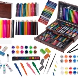 Drevená výtvarná sada 123 dielov