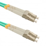 Optický patchcord LC/UPC - LC/UPC | Multimode | OM4 | Duplex | 2m