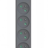 Prepätie ochrana TRACER Power Line+ mobile ready 1,5 m (4 zásuvky + 3x USB A, 5V 2,4A)