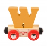 Drevený Vláčik Vagónik 'W' od Bigjigs Rail