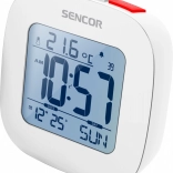 Budík s teplomerom a rádiom riadenými hodinami