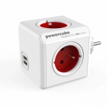 Rozbočovač zásuviek PowerCube Original USB červený