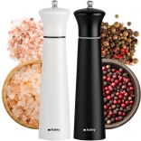 Súprava ručných mlynčekov na soľ a korenie RUHHY, keramický mechanizmus, 22 cm