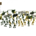 Sada plastových vojačikov s doplnkami 81 ks