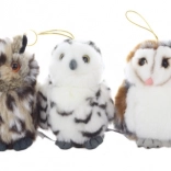 Plyšová sova 12 cm