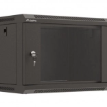 Nástenná racková skrinka Lanberg 19" 6U 540x350 mm sklenené dvere