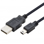 TB USB – Mini USB kábel 1 m, čierny