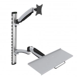 Nástenné rameno pre monitor a klávesnicu, max. 27", max. 8kg, otočné 360°
