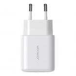 Joyroom duálna USB-A a USB-C nabíjačka 20W biela