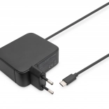 Sieťová nabíjačka USB‑C PD 3.0 100 W GaN so zabudovaným káblom 1,2 m – čierna