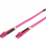 Optický patch kábel LC-LC MM 50/125 OM4 duplex LSOH 3m