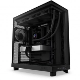 Počítačová skriňa NZXT H6 Flow s bočným oknom čierna