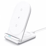 Aukey Aircore LC-A2 bezdrôtová nabíjačka 2v1 Qi 10W USB-C