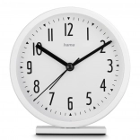 Budík Hama Skye, biely, 11,3 cm