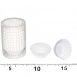 Cukrárske košíčky biele