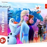 Puzzle MAXI 24 dielikov FROZEN 2 – Magické dobrodružstvo