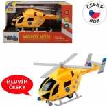 MaDe záchranný vrtuľník na zotrvačník so svetlom a zvukom, 20 cm