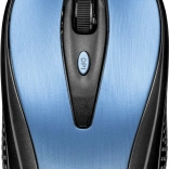 Optická USB myš Yenkee s 4 tlačidlami, symetrická, modrá