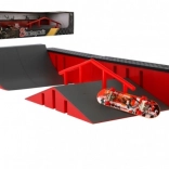 Mini skatepark s fingerboardom plastový set