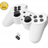 Bezdrôtový gamepad Esperanza pre PC a PS3 (biely)
