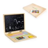 Drevený vzdelávací notebook s magnetickou tabuľou ECO TOYS