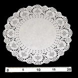 Papierové čipky na tortu 24 cm 8 ks