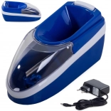 Elektrický stroj na výrobu cigariet v modrej farbe