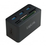 LogiLink USB hub a čítačka kariet