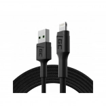 Nabíjací kábel GC PowerStream USB‑A – Lightning 200 cm