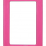 Magnetický samolepiaci rám ružový 12,3x8,1 cm