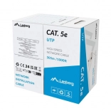Lanberg sieťový kábel UTP Kat.5E 305m šedý Fluke prešiel testom