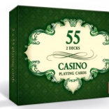 kartový set casino 2×55 listov