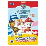 Omaľovánky Labková patrola A5