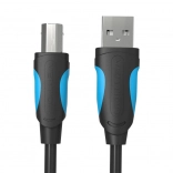 Tlačový kábel USB 2.0 A na USB-B Vention VAS-A16-B200 2 m čierny