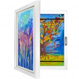 Umelecký rám na detské obrázky A4 s otváraním – kapacita až 150 prác