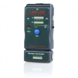 Tester diódových káblov RJ11, UTP, STP, USB A/B