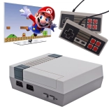 retro mini herná konzola so 620 vstavanými hrami a 2 ovládačmi