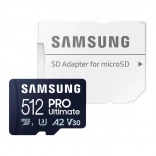 Samsung microSD karta Pro Ultimate 512 GB + adaptér