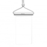 Vodotesné puzdro na telefón BASEUS AquaGlide s valcovým posuvným zámkom – biele