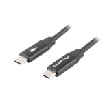 Kábel USB-C 2.0, 1.8m, čierny