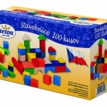 Drevená stavebnica kocky 100 ks